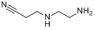 CAS:22584-31-2_3-[(2-氨乙基)氨]基]丙烯腈的分子结构