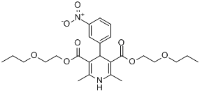 CAS:22609-73-0_尼鲁地平的分子结构