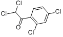 CAS:2274-66-0_2,2,2',4'-四氯苯乙酮的分子结构