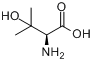 CAS:2280-27-5_(S)-(+)-2-氨基-3-羟基-3-甲基丁酸的分子结构