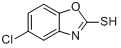 CAS:22876-19-3_5-氯-2-巯基苯并恶唑的分子结构