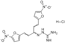 CAS:2315-20-0_硝呋烯腙盐酸盐的分子结构
