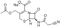 CAS:23239-41-0_头孢乙腈钠的分子结构