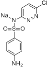 CAS:23282-55-5_磺胺氯哒嗪钠的分子结构