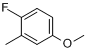 CAS:2338-54-7_4-氟-3-甲基苯甲醚的分子结构