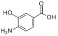 CAS:2374-03-0_4-氨基-3-羟基苯甲酸的分子结构