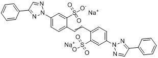 CAS:23743-28-4_2,2'-(1,2-亚乙二基)双[5-(4-苯基-2H-1,2,3-三唑-2-基)]苯磺酸二钠盐的分子结构