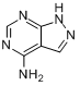 CAS:2380-63-4_4-氨基吡唑并[3,4-d]嘧啶的分子结构