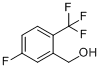 CAS:238742-82-0_5-氟-2-(三氟甲基)苄醇的分子结构