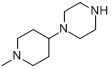 CAS:23995-88-2_1-(1-甲基哌啶-4-基)哌嗪的分子结构