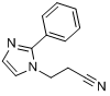CAS:23996-12-5_1-氰乙基-2-苯基咪唑的分子结构