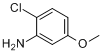 CAS:2401-24-3_2-氯-5-甲氧基苯胺的分子结构