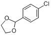 CAS:2403-54-5_2-(4-氯苯基)-1,3-二氧戊环的分子结构