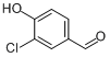 CAS:2420-16-8_3-氯-4-羟基苯甲醛的分子结构