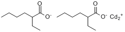 CAS:2420-98-6_2-乙基己酸镉的分子结构
