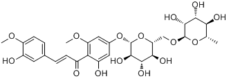 CAS:24292-52-2_甲基橙皮甙查尔酮的分子结构