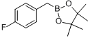 CAS:243145-83-7_4-氟苄基硼酸频哪醇酯的分子结构