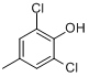 CAS:2432-12-4_2,6-二氯对甲酚的分子结构