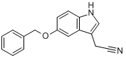 CAS:2436-15-9_5-苄氧基吲哚-3-乙腈的分子结构