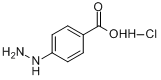 CAS:24589-77-3_4-羧基苯肼盐酸盐的分子结构