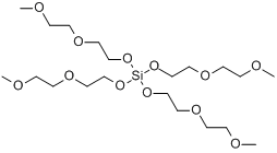 CAS:24685-89-0_四[2-(2-甲氧乙氧基)乙基]硅酸酯的分子结构