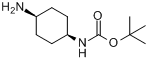 CAS:247570-24-7_1-N-Boc-顺式-1,4-环己二胺的分子结构