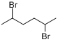 CAS:24774-58-1_2,5-二溴己烷的分子结构