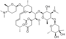 CAS:24916-51-6_乙酰螺旋霉素的分子结构