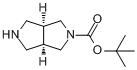 CAS:250275-15-1_cis-2-Boc-六氢吡咯并[3,4-c]吡咯的分子结构