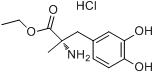 CAS:2508-79-4_盐酸甲基多巴乙酯的分子结构