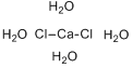 CAS:25094-02-4_氯化钙四水合物的分子结构