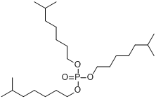 CAS:25103-23-5_磷酸三异辛酯的分子结构