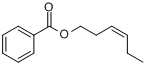 CAS:25152-85-6_顺式-3-己烯醇苯甲酸酯的分子结构