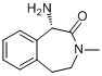 CAS:253324-92-4_(1S)-1-氨基-1,3,4,5-四氢-3-甲基-2H-3-苯并氮杂卓-2-酮的分子结构