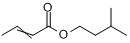 CAS:25415-77-4_2-丁烯酸-3-甲基丁酯的分子结构