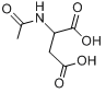 CAS:2545-40-6_N-乙酰-DL-天冬氨酸的分子结构
