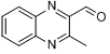 CAS:25519-55-5_3 -甲基喹喔啉- 2 -甲醛的分子结构