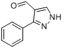 CAS:26033-20-5_3-Phenyl-1H-pyrazole-4-carboxaldehydeķӽṹ