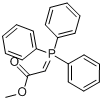 CAS:2605-67-6_甲氧甲酰基亚甲基三苯基膦的分子结构