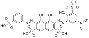 CAS:26069-45-4_硝基磺酚M的分子结构