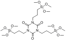 CAS:26115-70-8_1,3,5-三[3-(三甲氧基甲硅烷基)丙基]-1,3,5-三嗪-2,4,6(1H,3H,5H)-三酮的分子结构