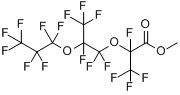 CAS:26131-32-8_全氟(2,5-二甲基-3,6-二氧杂壬酸)甲酯的分子结构