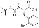CAS:261360-76-3_Boc-D-2-溴苯丙氨酸的分子结构