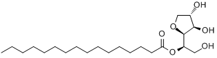 CAS:26266-57-9_山梨醇酐单棕榈酸酯的分子结构