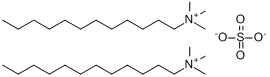 CAS:26323-02-4_双(十二烷基三甲基铵)硫酸盐的分子结构