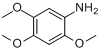 CAS:26510-91-8_2,4,5-三甲氧基苯胺的分子结构