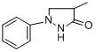 CAS:2654-57-1_1-苯基-4-甲基-3-吡唑烷酮的分子结构