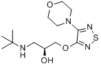 CAS:26839-75-8_噻吗洛尔的分子结构