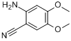 CAS:26961-27-3_2-氨基-4,5-二甲氧基苯腈的分子结构