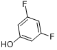 CAS:2713-34-0_3,5-二氟苯酚的分子结构